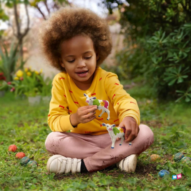 Schleich 72207 -  Kleurrijk lente kalf - Farm World