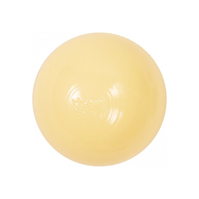 Ballenbak ballen | 50 stuks | Pastel geel
