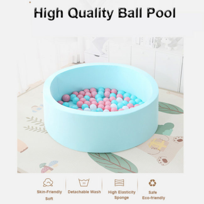 Ballenbak blauw incl 200 ballen