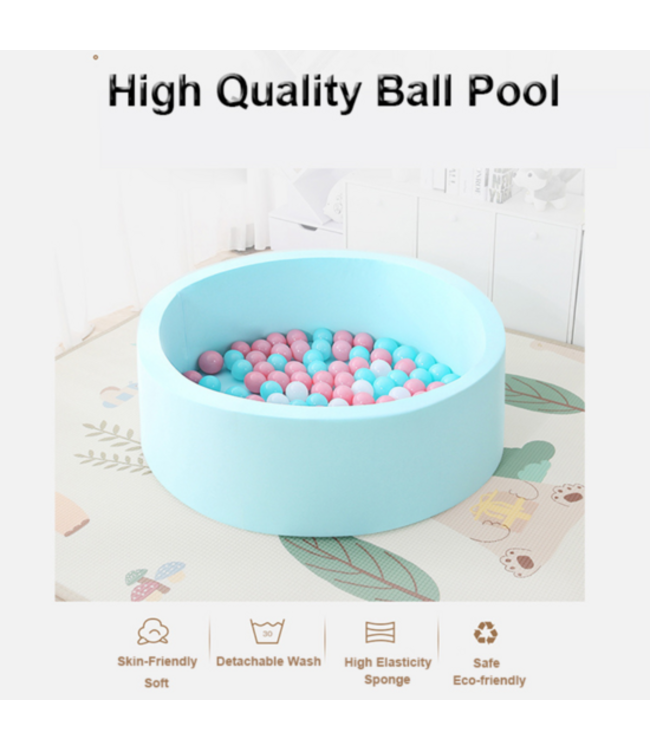 Ballenbak blauw incl 200 ballen