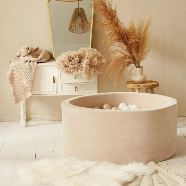 Ballenbak Angel 90x30 cm met 250 parel witte ballen