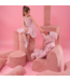 Poef kinderkamer| Pink mousse
