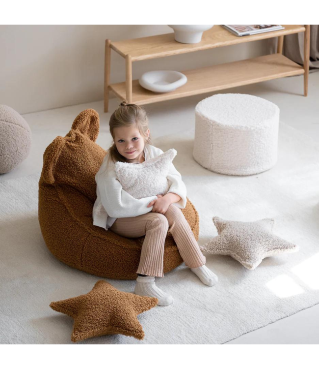 Poef kinderkamer|  Creme wit