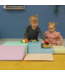 Pastel foam blokken set voor creatief bouwen en motorische ontwikkeling