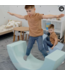 Soft play foam blokken set in zachte pastel regenboogkleuren voor kinderen