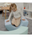 Soft play foam blokken set in zachte pastel regenboogkleuren voor kinderen