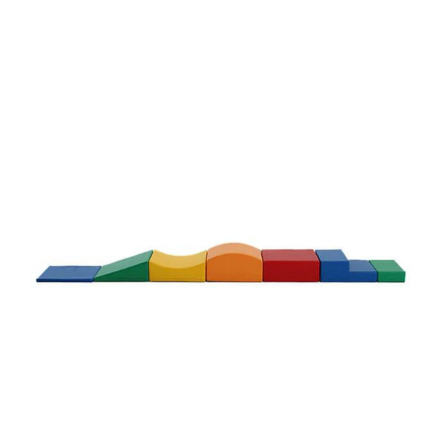 Foam Blocks Set Little Crawler – soft play blocks in primary colors for motor skill development