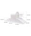 Witte foam tunnelset voor creatief bouwen en actief spelplezier