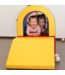 Foam blokken tunnel set in primaire kleuren – actief en fantasierijk speelplezier