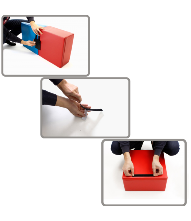 Pastelkleurige foam tunnelset voor fantasierijk en actief spelplezier