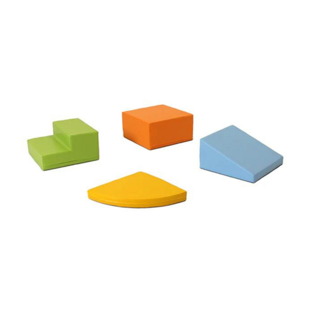 Foam blokken set corner crawler | lichte kleuren – duurzaam en veilig speelgoed