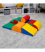 Softplay foam blokken set in primaire kleuren – stimuleert motoriek en fantasie