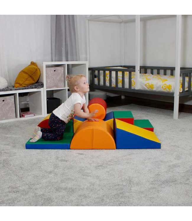 Foam blokken set Adventurer – creatieve speelset in primaire kleuren voor bouwen en spelen