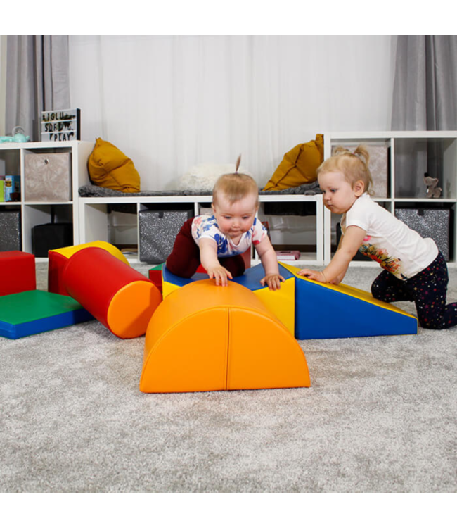 Foam blokken set Adventurer – creatieve speelset in primaire kleuren voor bouwen en spelen