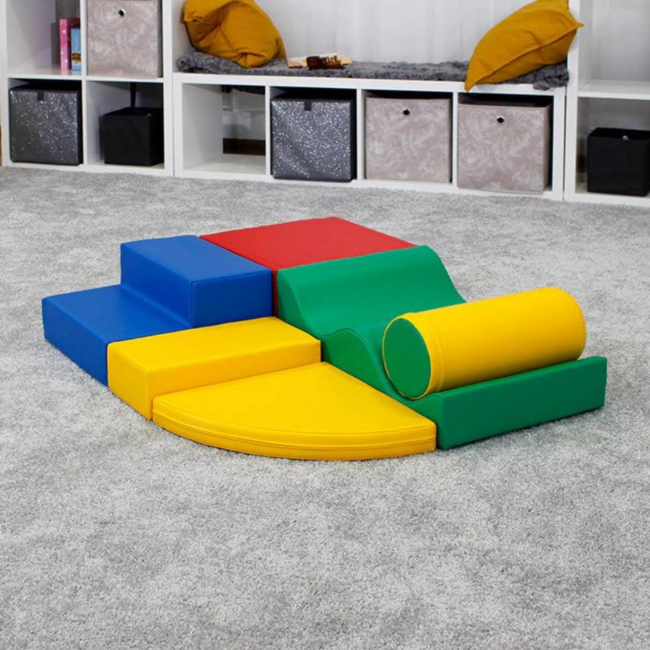 Foam blokken set Explorer | primaire kleuren – kleurrijk en educatief speelplezier