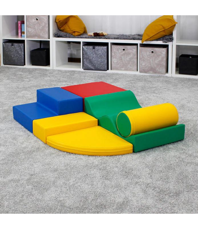 Foam blokken set Explorer | primaire kleuren – kleurrijk en educatief speelplezier