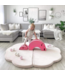 Speelmat in wolkvorm – roze | comfort, stijl en plezier in één mat
