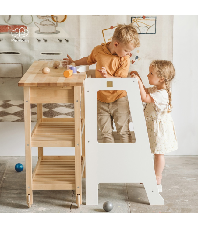 Leertoren Scandi – modern en veilig voor jonge kinderen