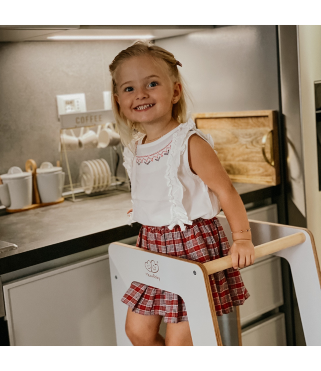 Leertoren Scandi – modern en veilig voor jonge kinderen