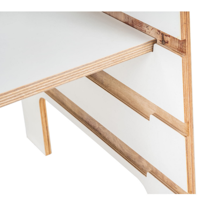 Scandi learning tower – modern and safe for young children