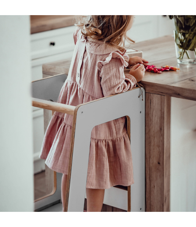 Leertoren Scandi – modern en veilig voor jonge kinderen