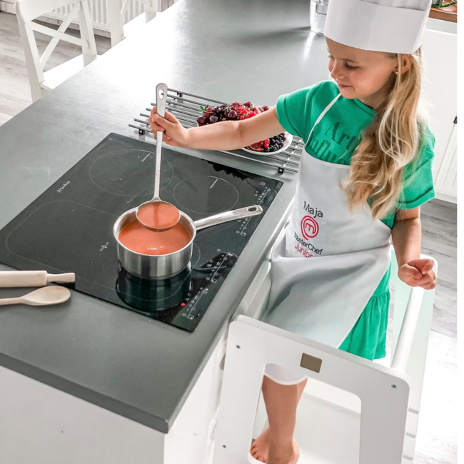 Tour d’apprentissage en bois – sûre et stable pour les jeunes enfants