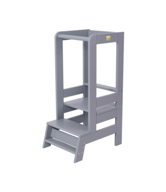 MeowBaby Leertoren hout | Grijs
