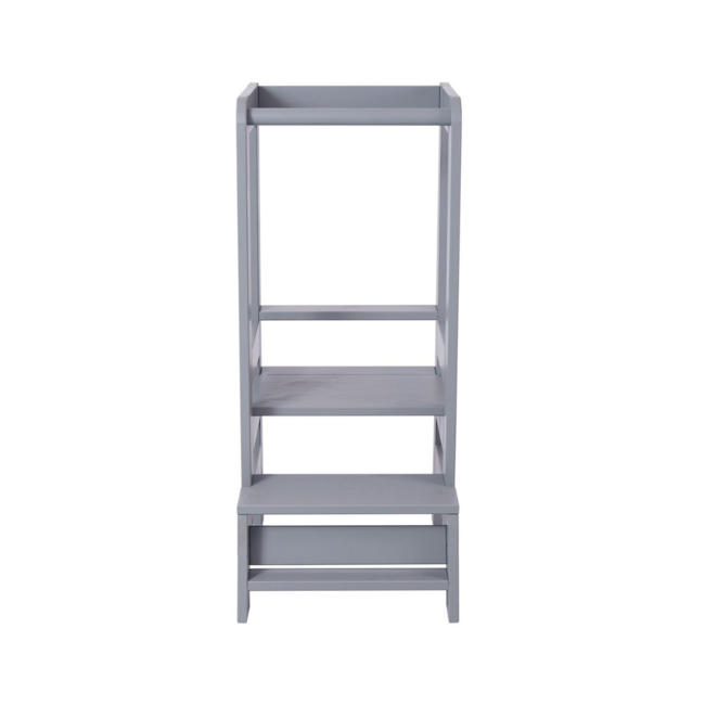 Wooden learning tower – safe and sturdy for young children