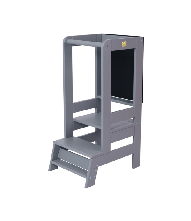 Leertoren met krijtbord – multifunctioneel en veilig voor kinderen