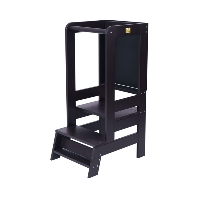Learning tower with chalkboard – multifunctional and safe for children