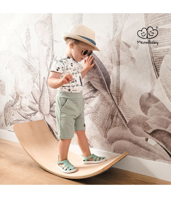 Balansbord | Vilt onderkant | Grijs