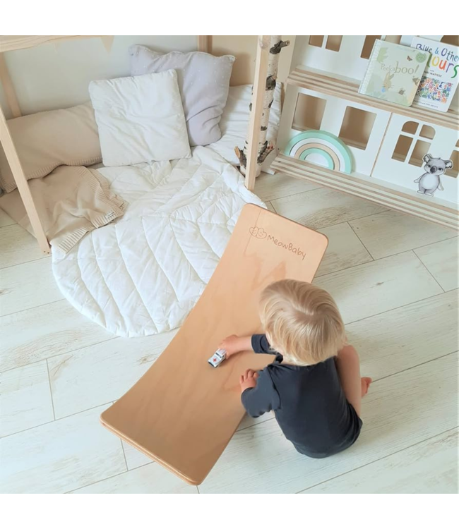 Balansbord | Vilt onderkant | Grijs