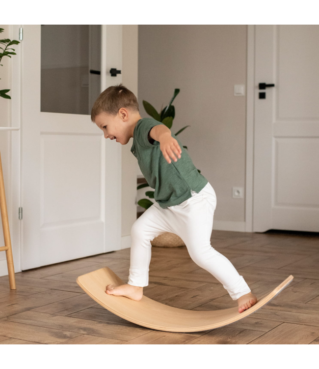 Balansbord | Vilt onderkant | Grijs