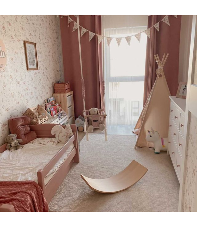 Balansbord | Vilt onderkant | Grijs