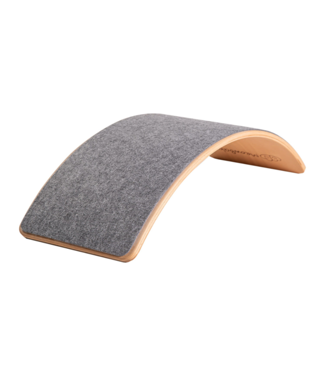 Balansbord | Vilt onderkant | Grijs