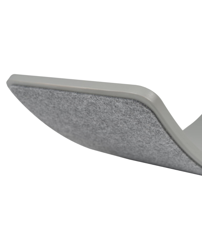 Balansbord | Vilt onderkant | grijs