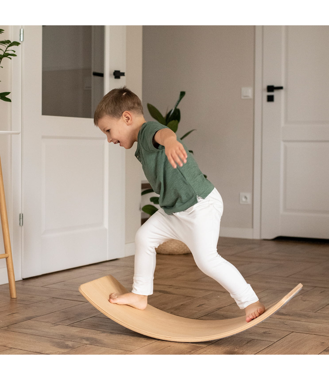 Balansbord | Vilt onderkant | Wit