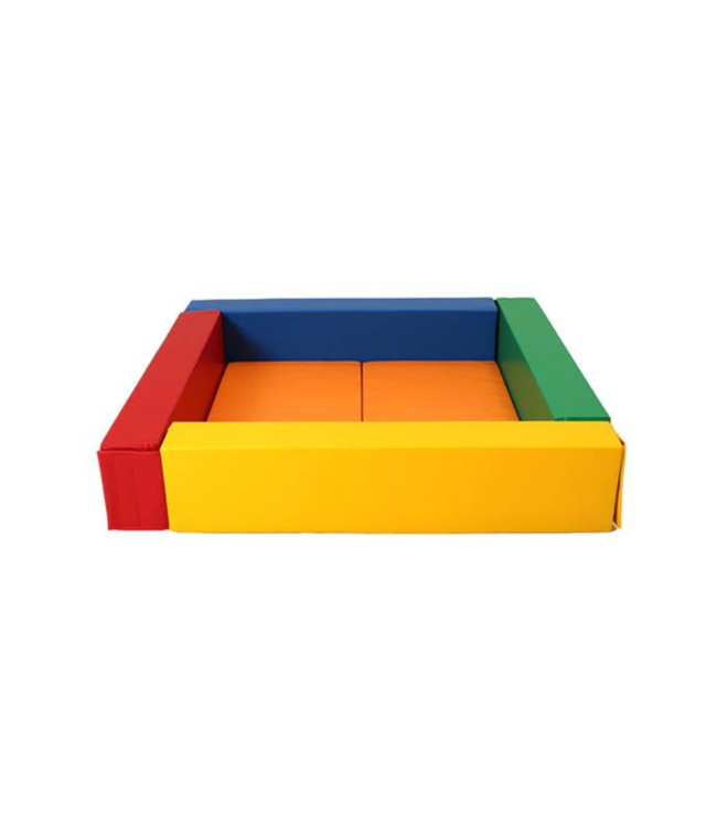 Soft play foam blokken ballenbak in primaire kleuren