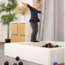 Witte soft play foam blokken ballenbak