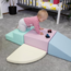 Foam blokken set corner pastel kleuren – zachte en kleurrijke blokken voor creatief spel en motorische ontwikkeling