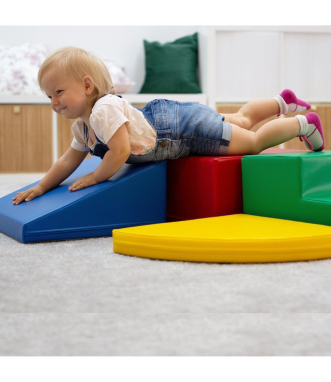 Foam blokken set Corner – creatief en veilig speelplezier in primaire kleuren