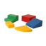 Foam blocks set Corner – creative and safe play in primary colors