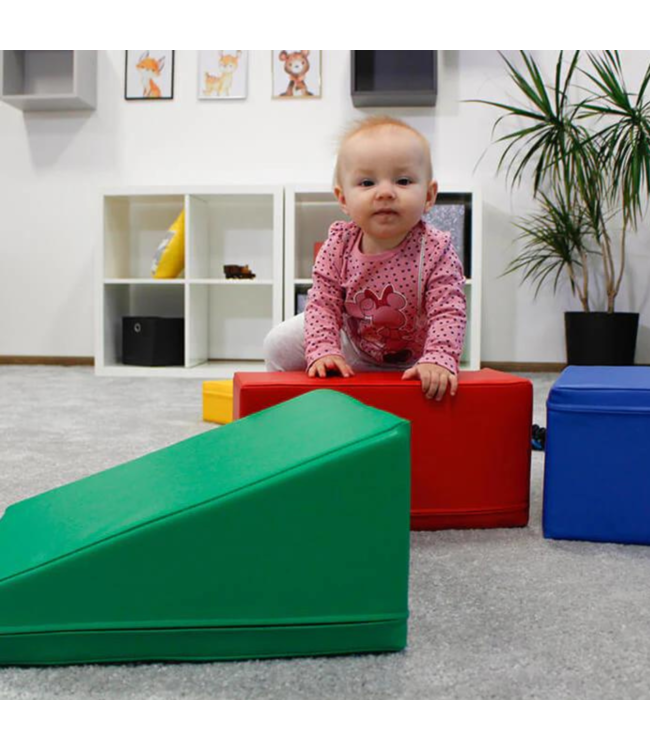 Foam blokken set Corner – creatief en veilig speelplezier in primaire kleuren