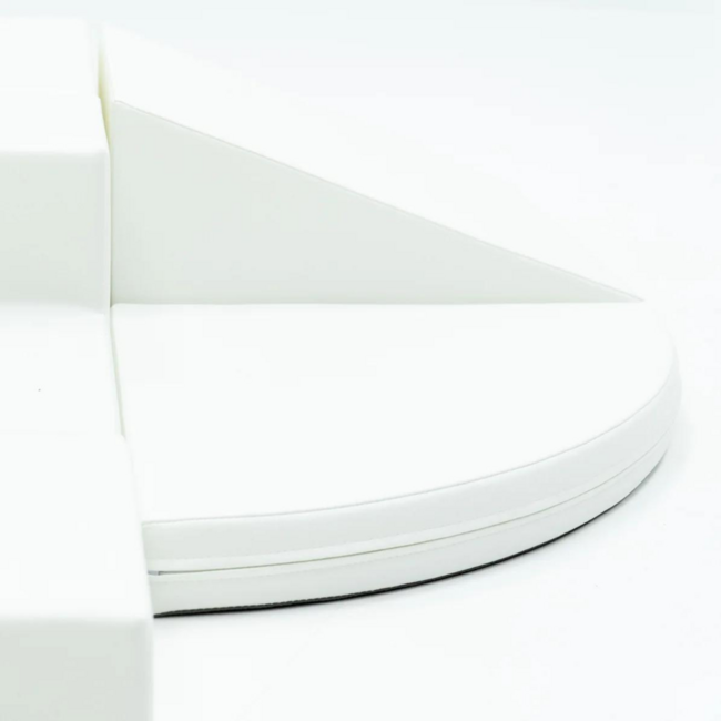 Set de blocs en mousse Corner – jeu créatif et sûr en blanc