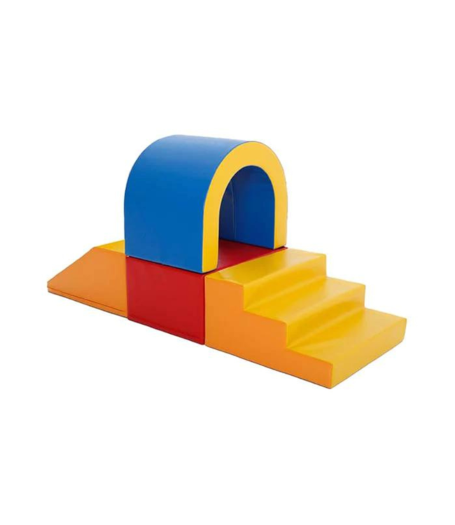 Foam blokken party set XXL in primaire kleuren – ideaal voor binnen- en buitenspeelplezier