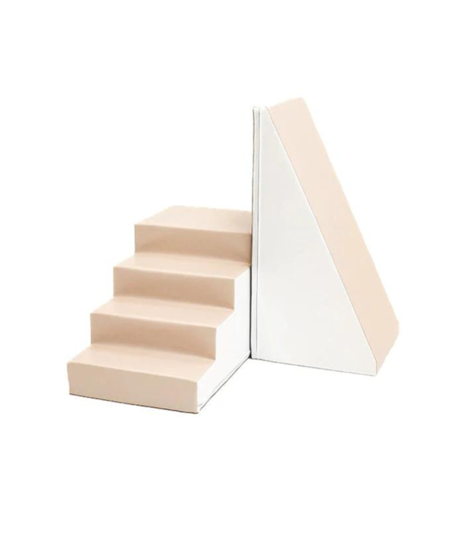 Foam blokken party set XXL in beige tinten – stijlvol en veilig speelplezier voor kinderen