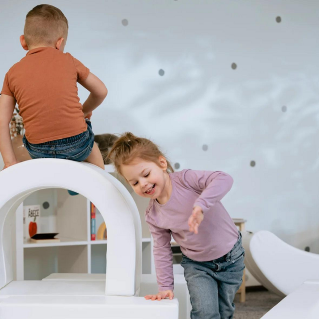 Foam blokken party set XXL in wit – minimalistisch en veilig speelplezier voor kinderen