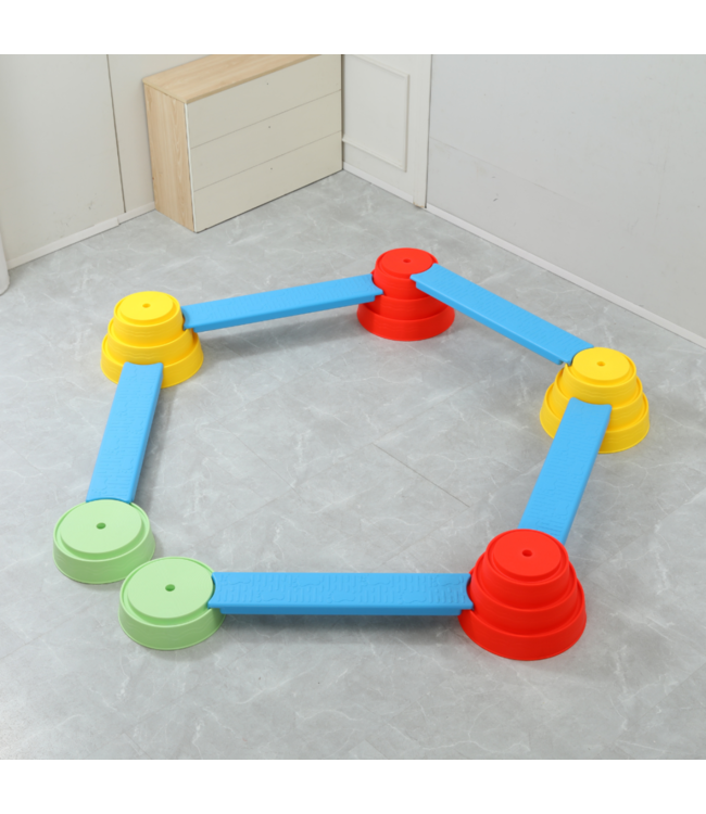 Evenwichtsbalk | Montessori speelgoed | Kunststof