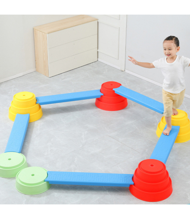Evenwichtsbalk | Montessori speelgoed | Kunststof