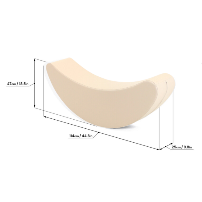 Foam schommel banaan | Beige